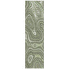 Piper Looms Chantille Geometric ACN2097 Aloe Machine Washable Area Rug Runner Main Image