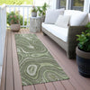Piper Looms Chantille Geometric ACN2097 Aloe Machine Washable Area Rug Runner Outdoor Lifestyle Image Feature