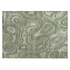 Piper Looms Chantille Geometric ACN2097 Aloe Machine Washable Area Rug Scatter Main Image