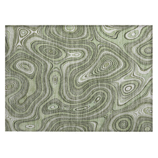 Piper Looms Chantille Geometric ACN2097 Aloe Machine Washable Area Rug Scatter Main Image