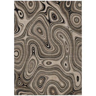Piper Looms Chantille Geometric ACN2097 Beige Machine Washable Area Rug main image
