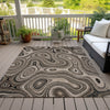 Piper Looms Chantille Geometric ACN2097 Beige Machine Washable Area Rug Outdoor Lifestyle Image Feature