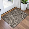 Piper Looms Chantille Geometric ACN2097 Beige Machine Washable Area Rug Scatter Lifestyle Image Feature