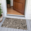 Piper Looms Chantille Geometric ACN2097 Beige Machine Washable Area Rug Scatter Outdoor Lifestyle Image Feature