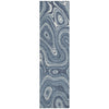 Piper Looms Chantille Geometric ACN2097 Blue Machine Washable Area Rug Runner Main Image