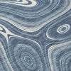 Piper Looms Chantille Geometric ACN2097 Blue Machine Washable Area Rug Swatch Image