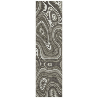 Piper Looms Chantille Geometric ACN2097 Gray Machine Washable Area Rug Runner Main Image