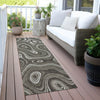 Piper Looms Chantille Geometric ACN2097 Gray Machine Washable Area Rug Runner Outdoor Lifestyle Image Feature