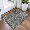 Piper Looms Chantille Geometric ACN2097 Gray Machine Washable Area Rug Scatter Lifestyle Image Feature