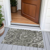 Piper Looms Chantille Geometric ACN2097 Gray Machine Washable Area Rug Scatter Outdoor Lifestyle Image Feature