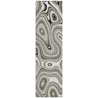 Piper Looms Chantille Geometric ACN2097 Ivory Machine Washable Area Rug Runner Main Image