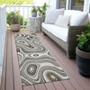 Piper Looms Chantille Geometric ACN2097 Ivory Machine Washable Area Rug Runner Outdoor Lifestyle Image Feature