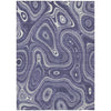 Piper Looms Chantille Geometric ACN2097 Plum Machine Washable Area Rug main image