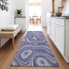 Piper Looms Chantille Geometric ACN2097 Plum Machine Washable Area Rug Runner Lifestyle Image Feature
