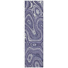 Piper Looms Chantille Geometric ACN2097 Plum Machine Washable Area Rug Runner Main Image