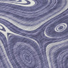 Piper Looms Chantille Geometric ACN2097 Plum Machine Washable Area Rug Swatch Image