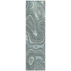 Piper Looms Chantille Geometric ACN2097 Sky Machine Washable Area Rug Runner Main Image