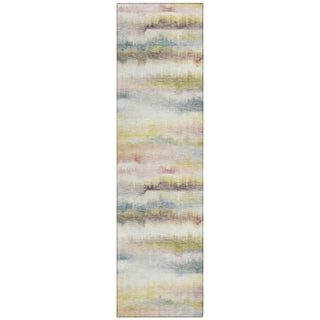 Piper Looms Chantille Stripes ACN2098 Gold Machine Washable Area Rug Runner Main Image