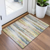 Piper Looms Chantille Stripes ACN2098 Gold Machine Washable Area Rug Scatter Lifestyle Image Feature