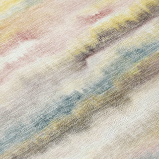 Piper Looms Chantille Stripes ACN2098 Gold Machine Washable Area Rug Swatch Image