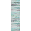 Piper Looms Chantille Stripes ACN2098 Teal Machine Washable Area Rug Runner Main Image