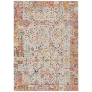 Piper Looms Chantille Global ACN2099 Pink Machine Washable Area Rug main image