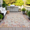 Piper Looms Chantille Global ACN2099 Pink Machine Washable Area Rug Outdoor Lifestyle Image Feature