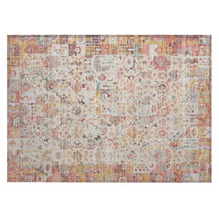Piper Looms Chantille Global ACN2099 Pink Machine Washable Area Rug Scatter Main Image