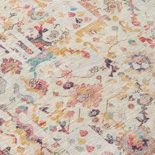 Piper Looms Chantille Global ACN2099 Pink Machine Washable Area Rug Swatch Image