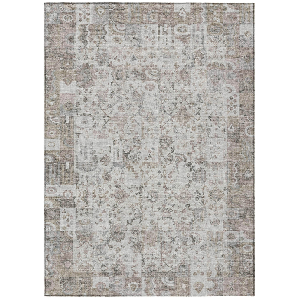 Piper Looms Chantille Global ACN2099 Taupe Machine Washable Area Rug main image