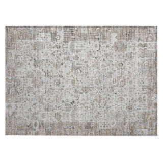 Piper Looms Chantille Global ACN2099 Taupe Machine Washable Area Rug Scatter Main Image