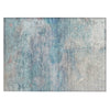 Piper Looms Chantille Abstract ACN2100 Aqua Machine Washable Area Rug Scatter Main Image