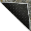 Piper Looms Chantille Abstract ACN2100 Olive Machine Washable Area Rug Backing Image