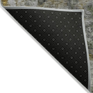 Piper Looms Chantille Abstract ACN2100 Olive Machine Washable Area Rug Backing Image