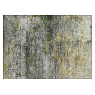 Piper Looms Chantille Abstract ACN2100 Olive Machine Washable Area Rug Scatter Main Image