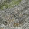 Piper Looms Chantille Abstract ACN2100 Olive Machine Washable Area Rug Swatch Image