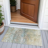Piper Looms Chantille Abstract ACN2100 Wheat Machine Washable Area Rug Scatter Outdoor Lifestyle Image Feature