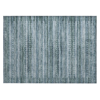 Piper Looms Chantille Stripes ACN2101 Aloe Machine Washable Area Rug Scatter Main Image
