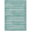 Piper Looms Chantille Stripes ACN2101 Aqua Machine Washable Area Rug main image