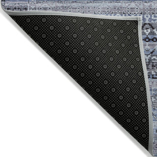 Piper Looms Chantille Stripes ACN2101 Blue Machine Washable Area Rug Backing Image