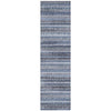 Piper Looms Chantille Stripes ACN2101 Blue Machine Washable Area Rug Runner Main Image
