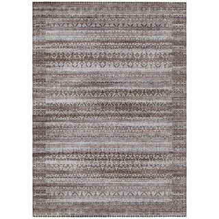 Piper Looms Chantille Stripes ACN2101 Brown Machine Washable Area Rug main image