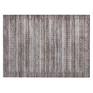 Piper Looms Chantille Stripes ACN2101 Brown Machine Washable Area Rug Scatter Main Image
