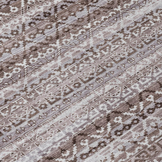 Piper Looms Chantille Stripes ACN2101 Brown Machine Washable Area Rug Swatch Image