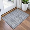 Piper Looms Chantille Stripes ACN2101 Gray Machine Washable Area Rug Scatter Lifestyle Image Feature