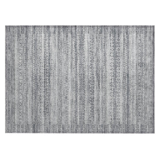 Piper Looms Chantille Stripes ACN2101 Gray Machine Washable Area Rug Scatter Main Image