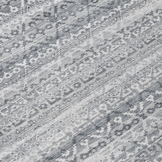Piper Looms Chantille Stripes ACN2101 Gray Machine Washable Area Rug Swatch Image