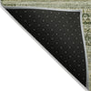 Piper Looms Chantille Stripes ACN2101 Green Machine Washable Area Rug Backing Image