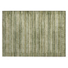 Piper Looms Chantille Stripes ACN2101 Green Machine Washable Area Rug Scatter Main Image