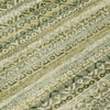 Piper Looms Chantille Stripes ACN2101 Green Machine Washable Area Rug Swatch Image